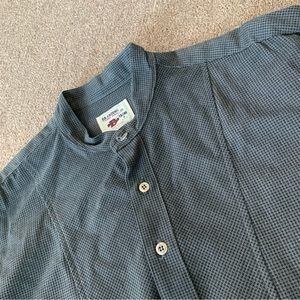 Vintage Branding Iron Original‎ Made In The USA Long Sleeve Cotton Gray Large